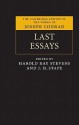 Last Essays - Joseph Conrad, J.H. Stape, Harold Ray Stevens, Mary Burgoyne