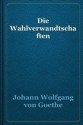 Die Wahlverwandtschaften - Johann Wolfgang von Goethe