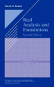 Real Analysis and Foundations - Steven G. Krantz