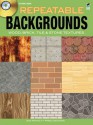 Repeatable Backgrounds: Wood, Brick, Tile and Stone Textures CD-ROM and Book - Alan Weller