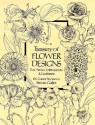 Treasury of Flower Designs for Artists, Embroiderers and Craftsmen - Susan Gaber