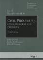 Civil Procedure, Problems and Exercises, 3d, 2011 Supplement - John T. Cross, Leslie W. Abramson