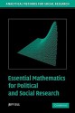 Essential Mathematics for Political and Social Research - Jeff Gill