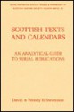 Scottish Texts and Calendars - David Stevenson