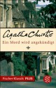 Ein Mord wird angekündigt - Sylvia Spatz, Agatha Christie