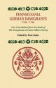 Pennsylvania German Immigrants, 1709-1786 - Don Yoder