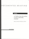 A Profile Of San Bernardino County Cal Wor Ks Caseload - James N. Dertouzos