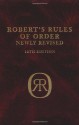 Robert's Rules of Order - Henry M. Robert, William J. Evans, Daniel H. Honemann