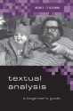 Textual Analysis: A Beginner's Guide - Alan McKee