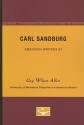 Carl Sandburg - American Writers 97: University of Minnesota Pamphlets on American Writers (University of Minnesota Pamphlets on American Writers, No. 101) - Gay Wilson Allen