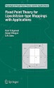 Fixed Point Theory for Lipschitzian-Type Mappings with Applications - Ravi P. Agarwal, Donal O'Regan, D. R. Sahu