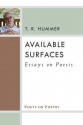 Available Surfaces: Essays on Poesis - T.R. Hummer