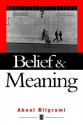 Belief and Meaning - Akeel Bilgrami