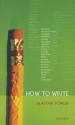 How to Write - Alastair Fowler