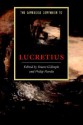 The Cambridge Companion to Lucretius (Companions to Literature) - Stuart Gillespie, Philip R. Hardie