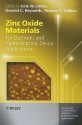 Zinc Oxide Materials for Electronic and Optoelectronic Device Applications - Cole W. Litton, Thomas C. Collins, Donald C. Reynolds, Peter Capper, Safa Kasap, Arthur Willoughby