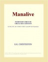 Manalive (Webster's French Thesaurus Edition) - G.K. Chesterton