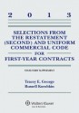 Select Restatement Uniform Comm Code First Year Contr 2013 Supp - George