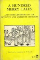 A Hundred Merry Tales and Other English Jestbooks of the Fifteenth and Sixteenth Centuries - Paul M. Zall