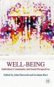 Well-Being: Individual, Community and Social Perspectives - John Trevor Haworth, Graham Hart