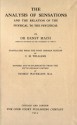 The Analysis of Sensations and the Relation of the Physical to the Psychical (5th Edition) - Ernst Mach