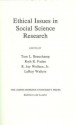 Ethical Issues In Social Science Research - Tom L. Beauchamp, Ruth R. Faden, LeRoy Walters, R. Jat Wallace