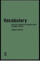 Vocabulary: Applied Linguistic Perspectives - Ronald Carter