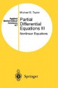 Partial Differential Equations III: Nonlinear Equations - Michael E. Taylor