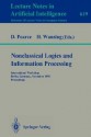 Nonclassical Logics and Information Processing: International Workshop, Berlin, Germany, November 9-10, 1990. Proceedings - David Pearce, Heinrich Wansing