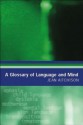 A Glossary Of Language And Mind - Jean Aitchison