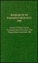 Research in Parapsychology 1986 - Debra Weiner, Parapsychological Association