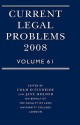 Current Legal Problems, Volume 61 - Colm O'Cinneide, Jane Holder