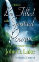 How to Be Filled with Spiritual Power: Based on the Miracle Ministry of John G. Lake - Harold J. Chadwick