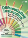 Differentiating Instruction in a Whole Group Setting(7�12) - Betty Hollas