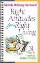 Right Attitudes for Right Living - Michelle McKinney Hammond