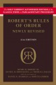 Robert's Rules of Order Newly Revised, 11th edition - Henry M. Robert III, Daniel E. Seabold, Shmuel Gerber