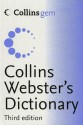 Collins Gem Webster's Dictionary 3E - Collins