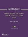 Piano Quartet No. 2 in D Major, WoO 36 (Viola Part) - Ludwig van Beethoven