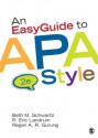 An Easyguide to APA Style - Beth M. Schwartz, R (Ronald) Eric Landrum, Regan A.R. Gurung