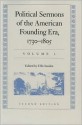 Political Sermons of the American Founding Era, 1730-1805 - Ellis Sandoz, Sandoz