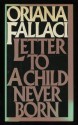 Letter to a child never born - Oriana Fallaci