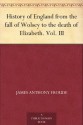 History of England from the fall of Wolsey to the death of Elizabeth. Vol. III - James Anthony Froude