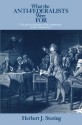 What the Anti-Federalists Were For: The Political Thought of the Opponents of the Constitution - Herbert J. Storing