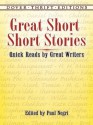 Great Short Short Stories: Quick Reads by Great Writers (Dover Thrift Editions) - Paul Negri