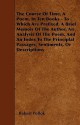 The Course of Time, a Poem, in Ten Books - To Which Are Prefixed, a Brief Memoir of the Author, an Analysis of the Poem, and an Index to the Principla - Robert Pollok