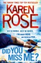 Did You Miss Me? - Karen Rose