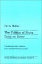 The Politics of Prose: Essay on Sartre - Denis Hollier