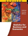 Statistics for Business and Economics [With Access Code] - David R. Anderson, Dennis J. Sweeney, Thomas A. Williams