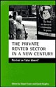 The private rented sector in a new century: Revival or false dawn? - Stuart Lowe, Stuart Lowe