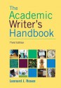 Academic Writer's Handbook (3rd Edition) - Leonard J. Rosen